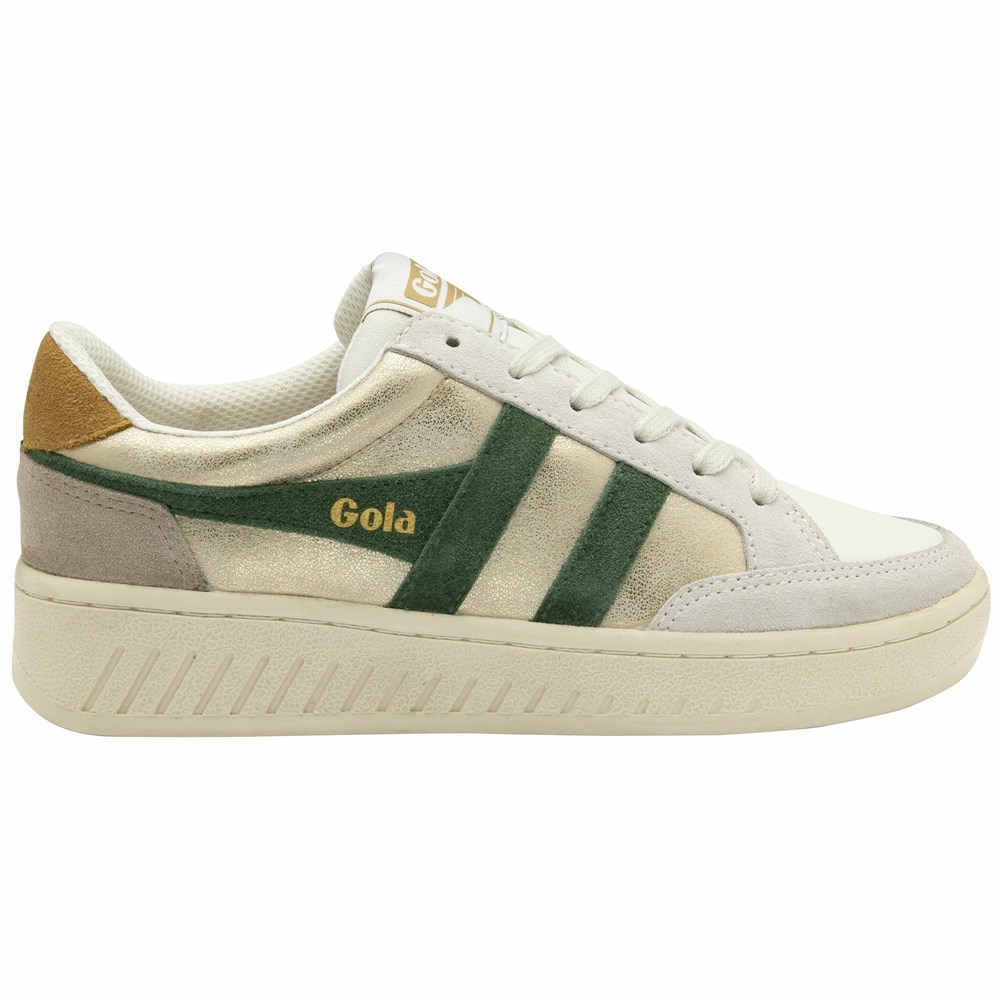 Gola Classics Superslam Blaze Women Sneakers Gold / Brown | OWGLTP519