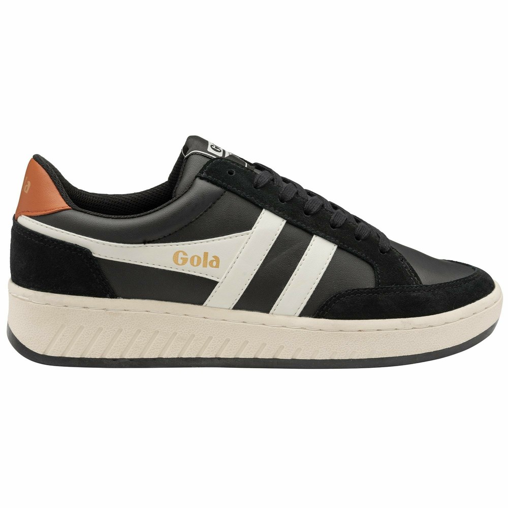 Gola Classics Superslam Men Sneakers Black / White / Orange | IYXWFJ548