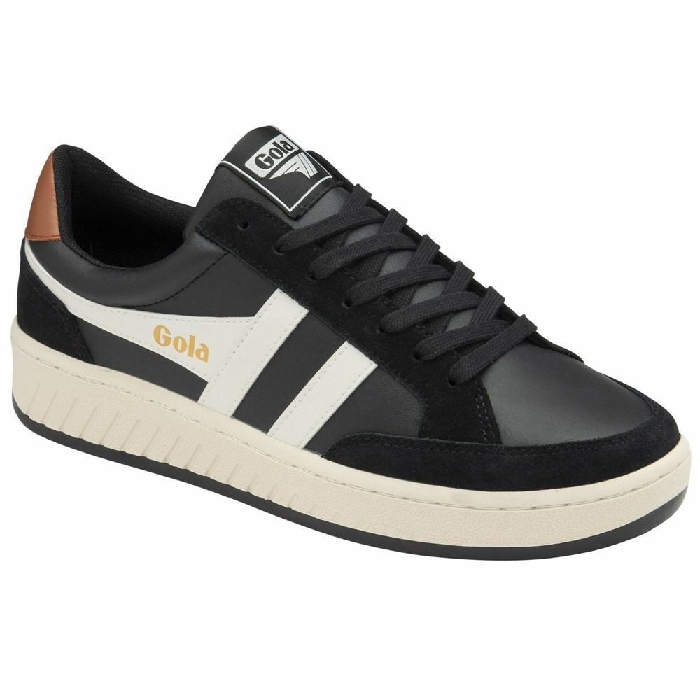 Gola Classics Superslam Men Sneakers Black / White / Orange | IYXWFJ548