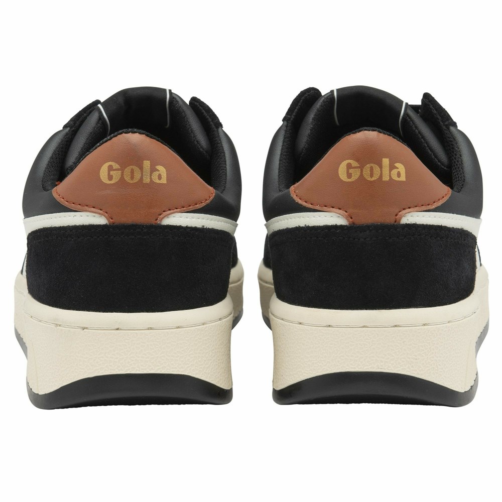 Gola Classics Superslam Men Sneakers Black / White / Orange | IYXWFJ548