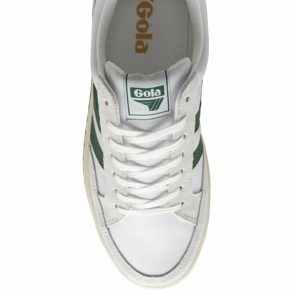 Gola Classics Superslam Men Sneakers White / Dark Green / Black | GJBARV283