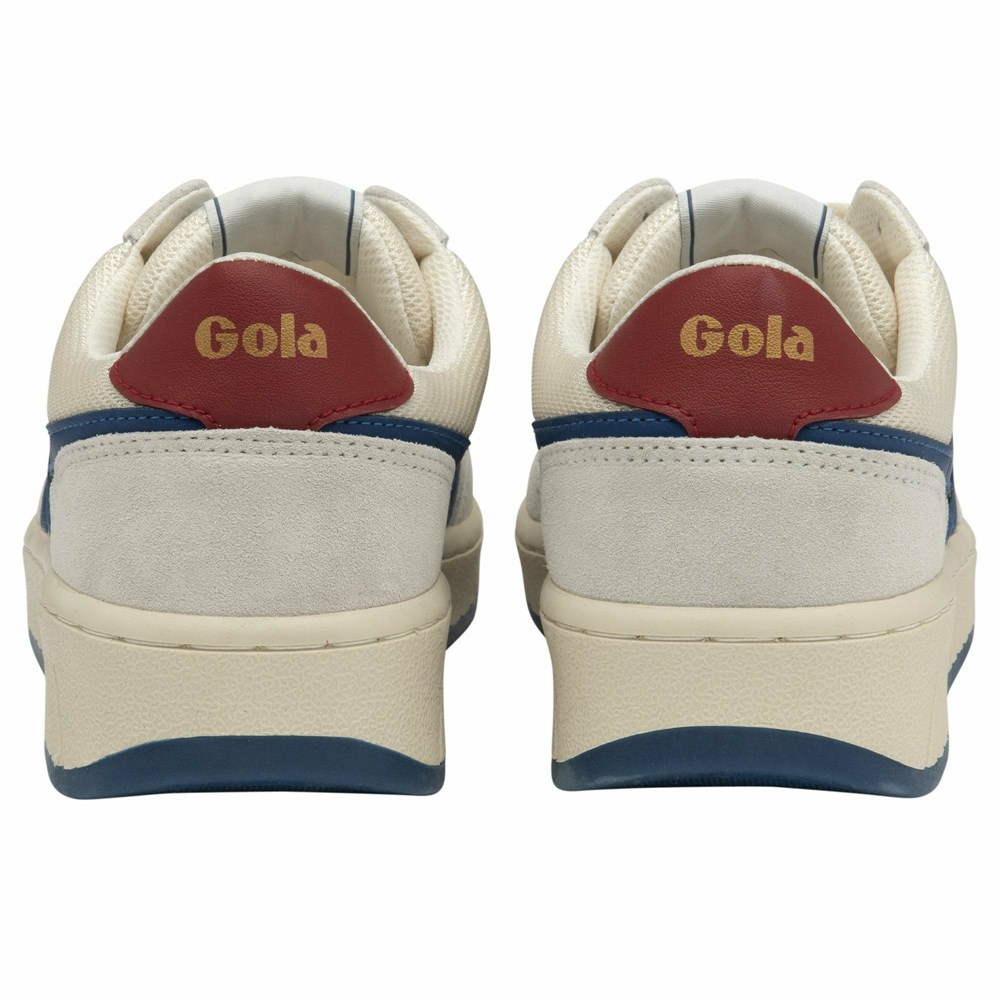 Gola Classics Superslam Mesh Men Sneakers White / Blue / Deep Red | BHEPLG253