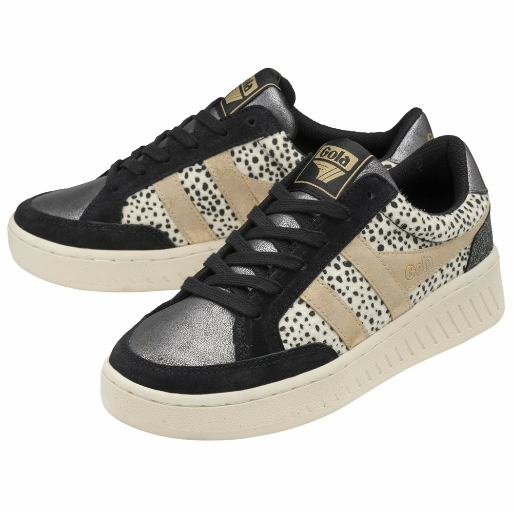 Gola Classics Superslam Women Sneakers Black / Gold | YZJONI035