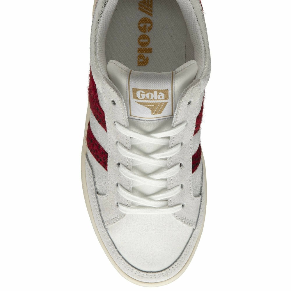 Gola Classics Superslam Women Sneakers White / Silver / Red | LJACTM136