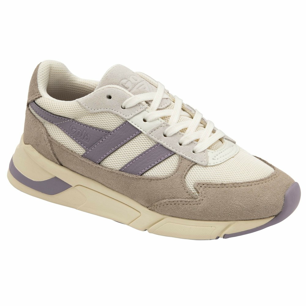 Gola Classics Tempest Women Sneakers White / Grey | WZQVNE961