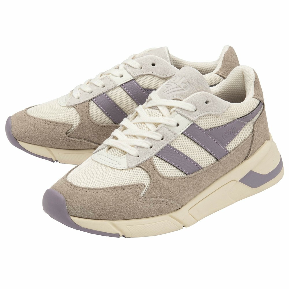 Gola Classics Tempest Women Sneakers White / Grey | WZQVNE961