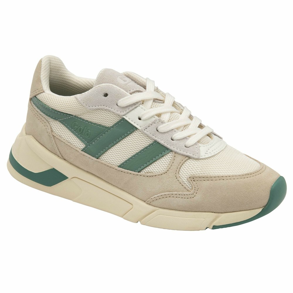 Gola Classics Tempest Women Sneakers White / Brown / Green White | JRGOKM531