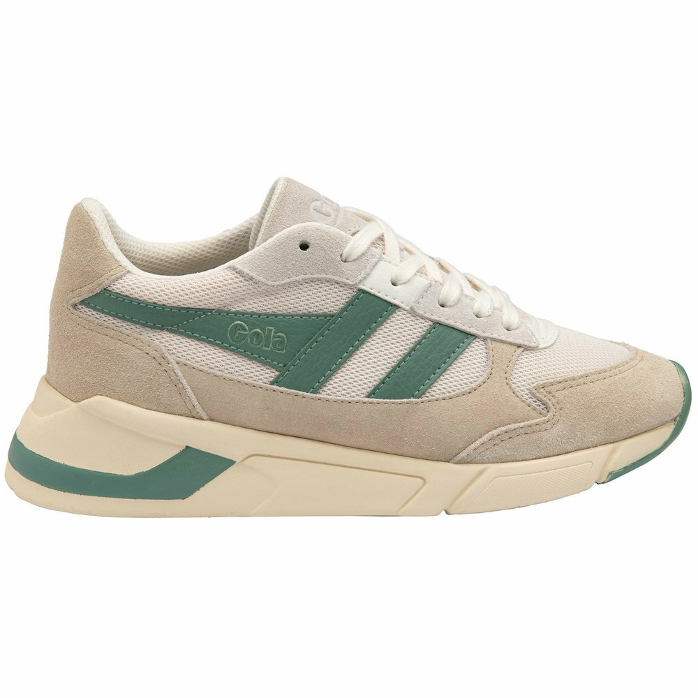 Gola Classics Tempest Women Sneakers White / Brown / Green White | JRGOKM531