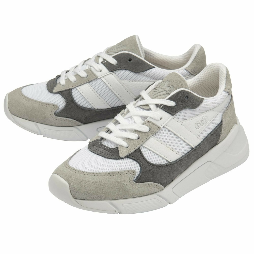 Gola Classics Tempest Women Sneakers White / Light Grey / Grey | OBXKQG081