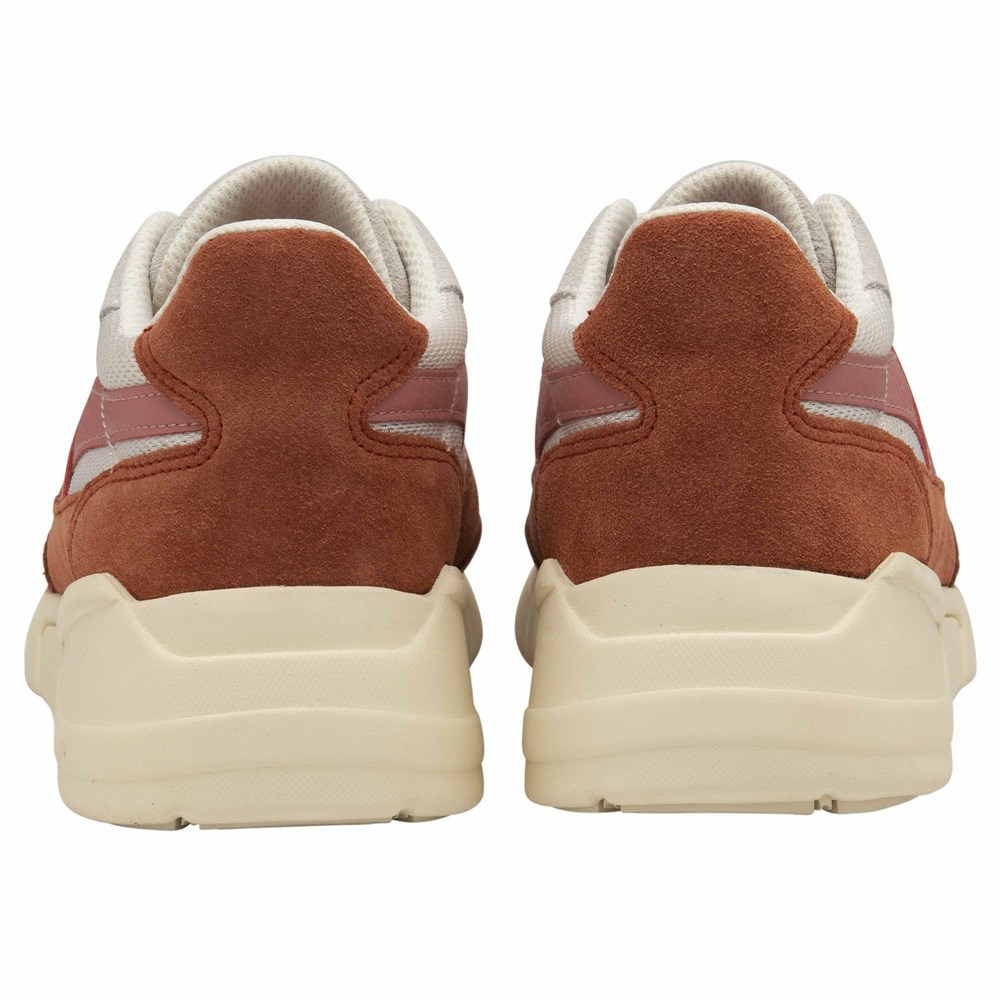 Gola Classics Tempest Women Sneakers White / Orange Brown / Coral Pink | OUHXKE219