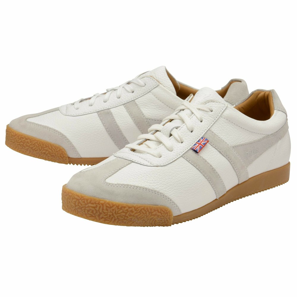 Gola Made in England - 1905 Harrier 317 Men Sneakers White / White | LOMTRU947