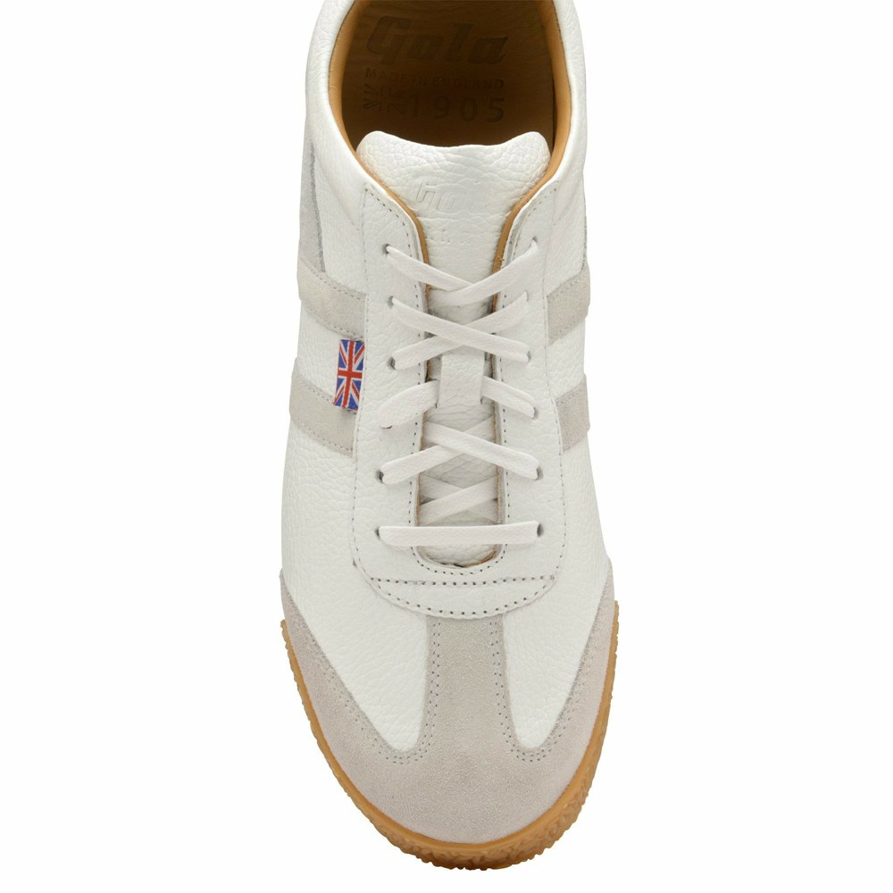 Gola Made in England - 1905 Harrier 317 Men Sneakers White / White | LOMTRU947