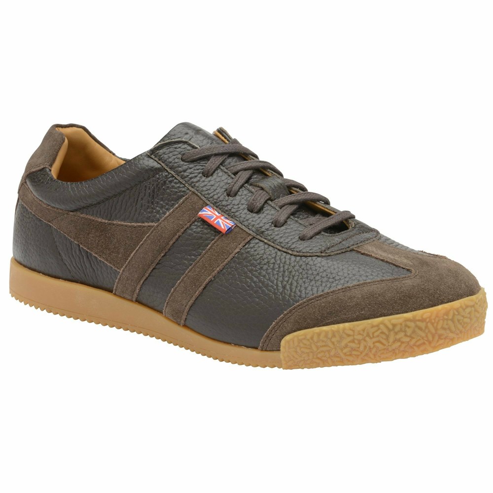 Gola Made in England - 1905 Harrier 317 Men Sneakers Brown / Brown | PCJUDA748