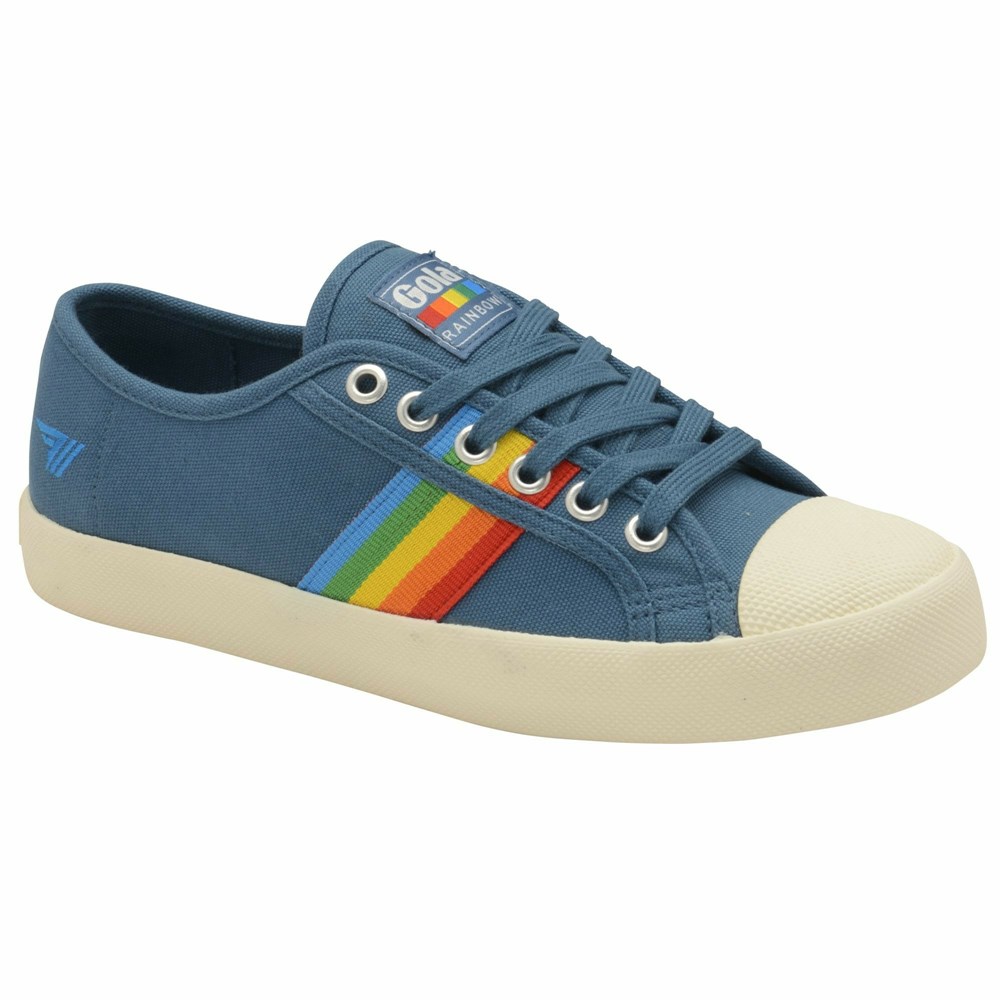 Gola Vegan Classics Coaster Rainbow Women Sneakers Multicolor | LJZPNX260