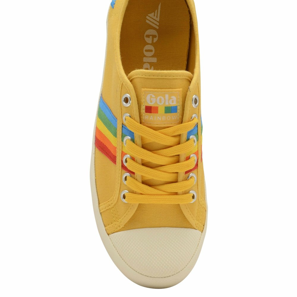 Gola Vegan Classics Coaster Rainbow Women Sneakers Orange / Multicolor | SVGDJB906