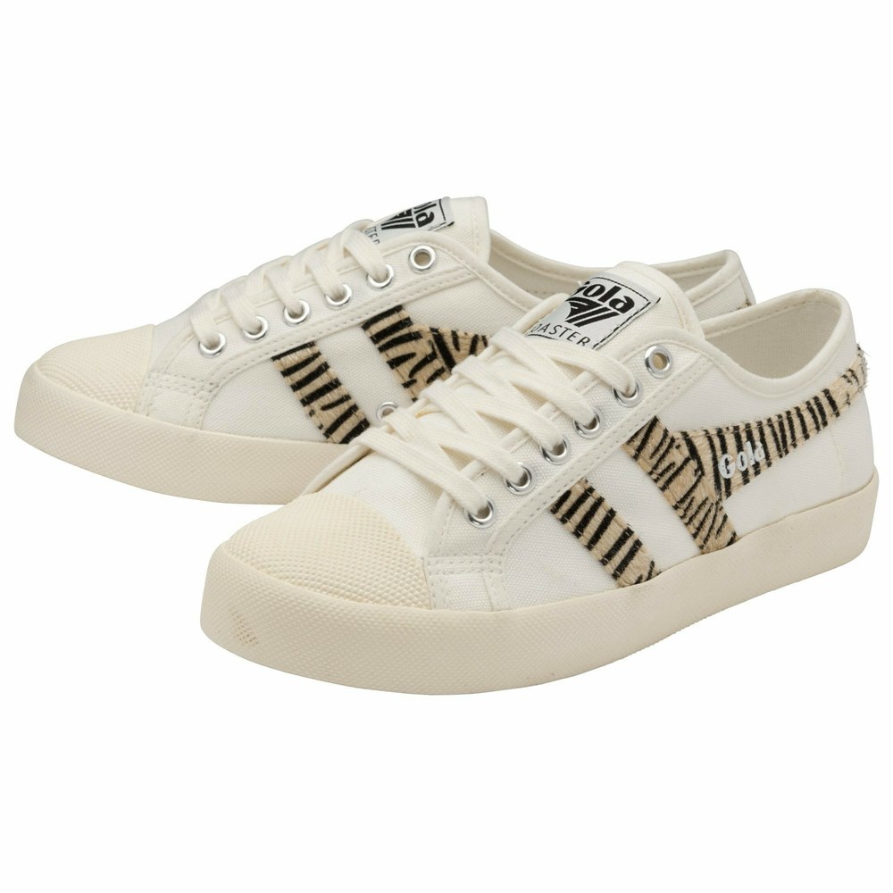 Gola Vegan Classics Coaster Safari Women Sneakers White | GAZHPK659