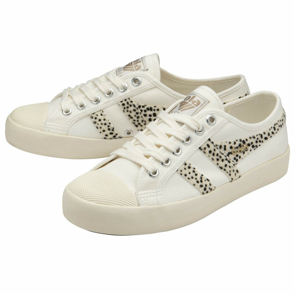 Gola Vegan Classics Coaster Safari Women Sneakers White | EKSZLB968