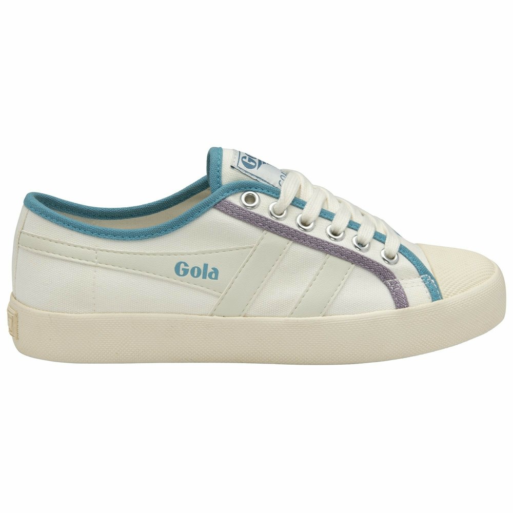 Gola Vegan Classics Coaster Smash Women Sneakers White | UZEWBT415