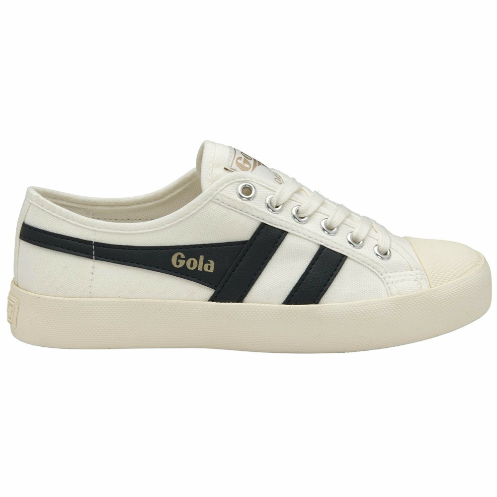 Gola Vegan Classics Coaster Women Sneakers White / Navy | JPKZVN475