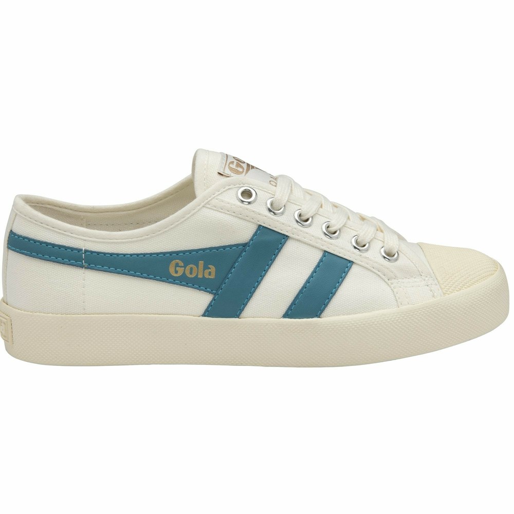 Gola Vegan Classics Coaster Women Sneakers White | DGCNJE159