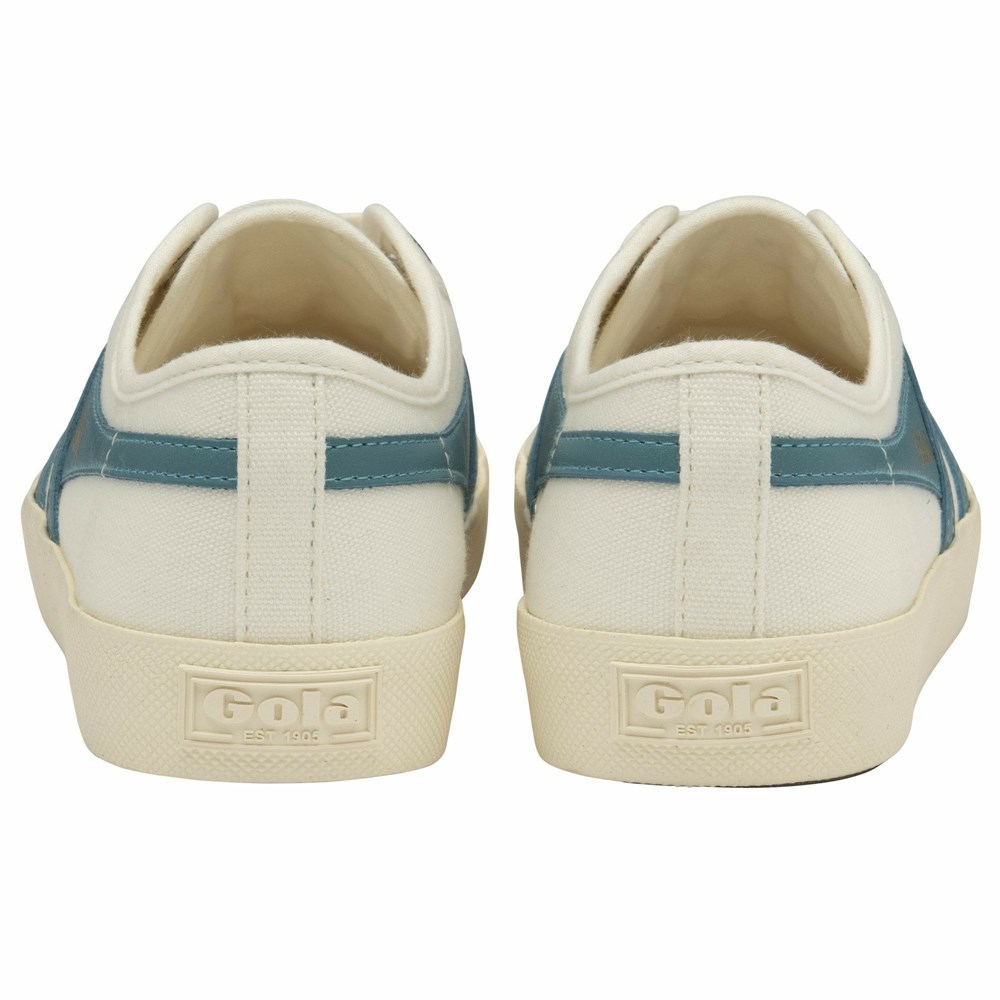 Gola Vegan Classics Coaster Women Sneakers White | DGCNJE159