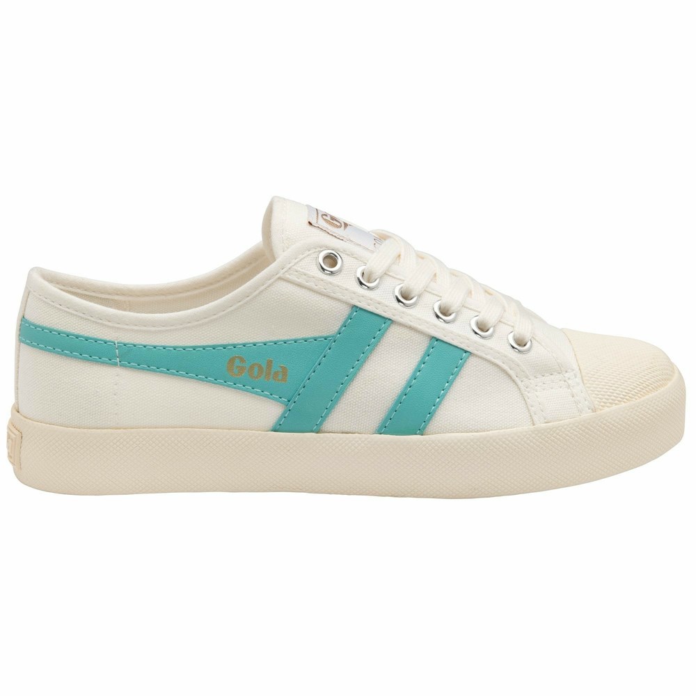 Gola Vegan Classics Coaster Women Sneakers White | KSOWHC853