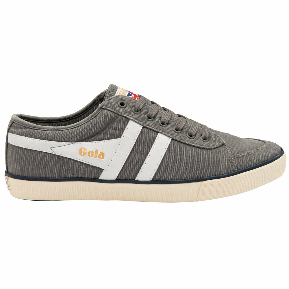 Gola Vegan Classics Comet Plimsoll Men Sneakers Grey / White / Navy | TLVNMH637