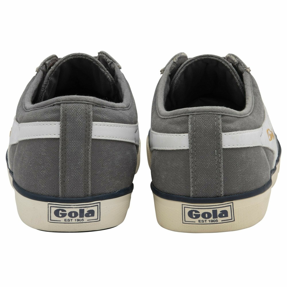 Gola Vegan Classics Comet Plimsoll Men Sneakers Grey / White / Navy | TLVNMH637