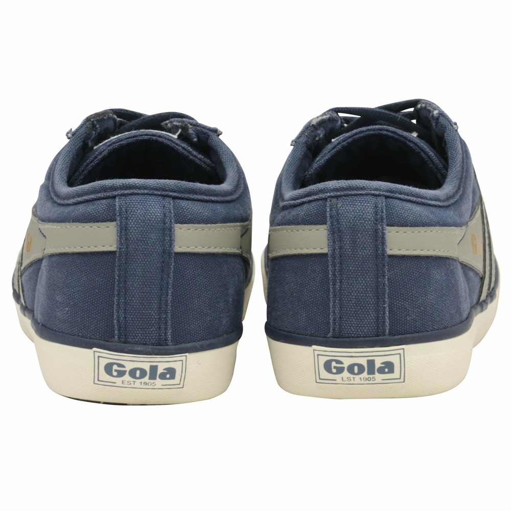 Gola Vegan Classics Comet Plimsoll Men Sneakers Navy / Light Grey | PVXFCE705