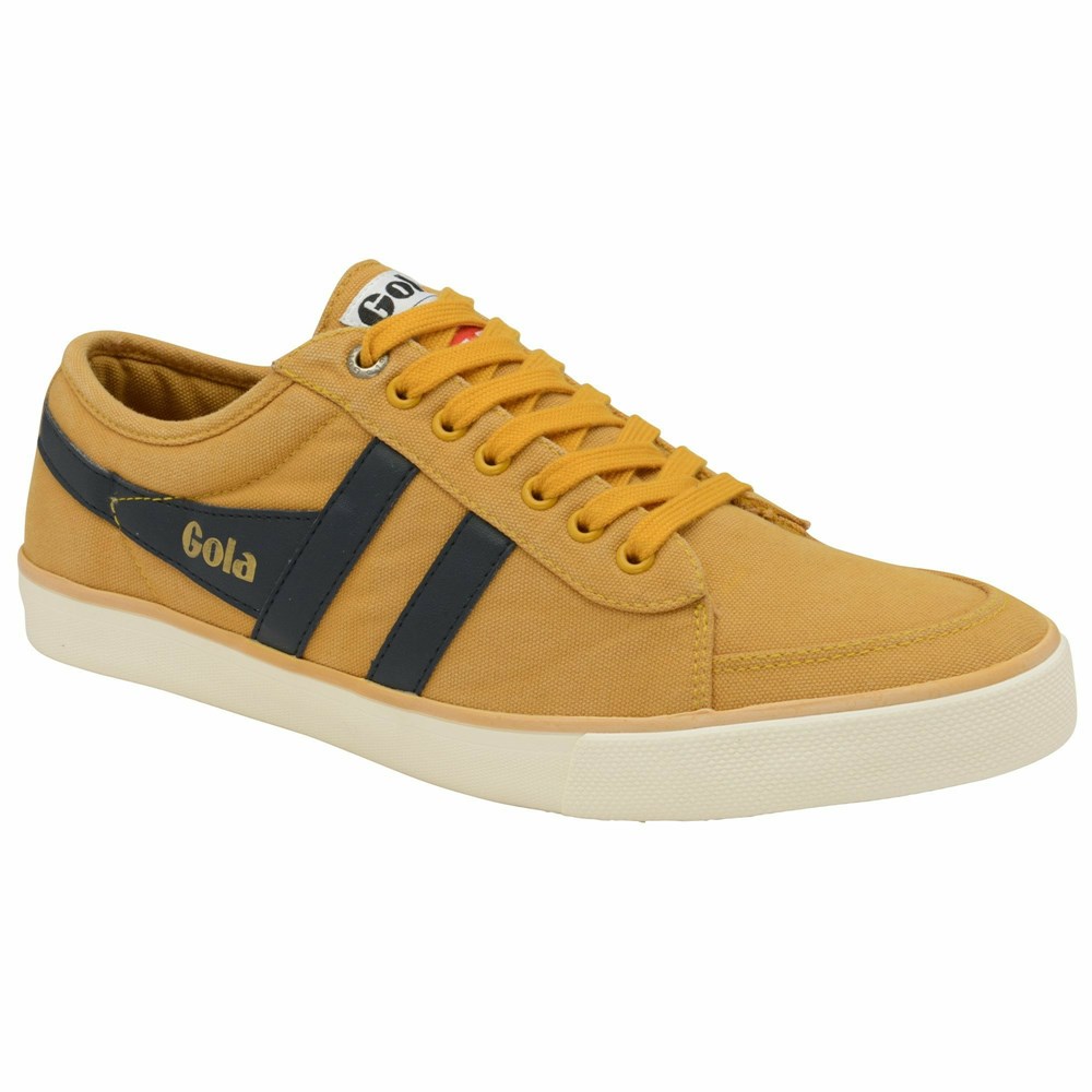 Gola Vegan Classics Comet Plimsoll Men Sneakers Orange / Navy | DHGQKE950