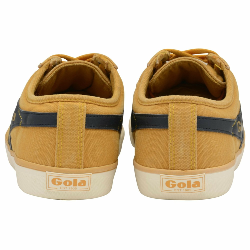 Gola Vegan Classics Comet Plimsoll Men Sneakers Orange / Navy | DHGQKE950