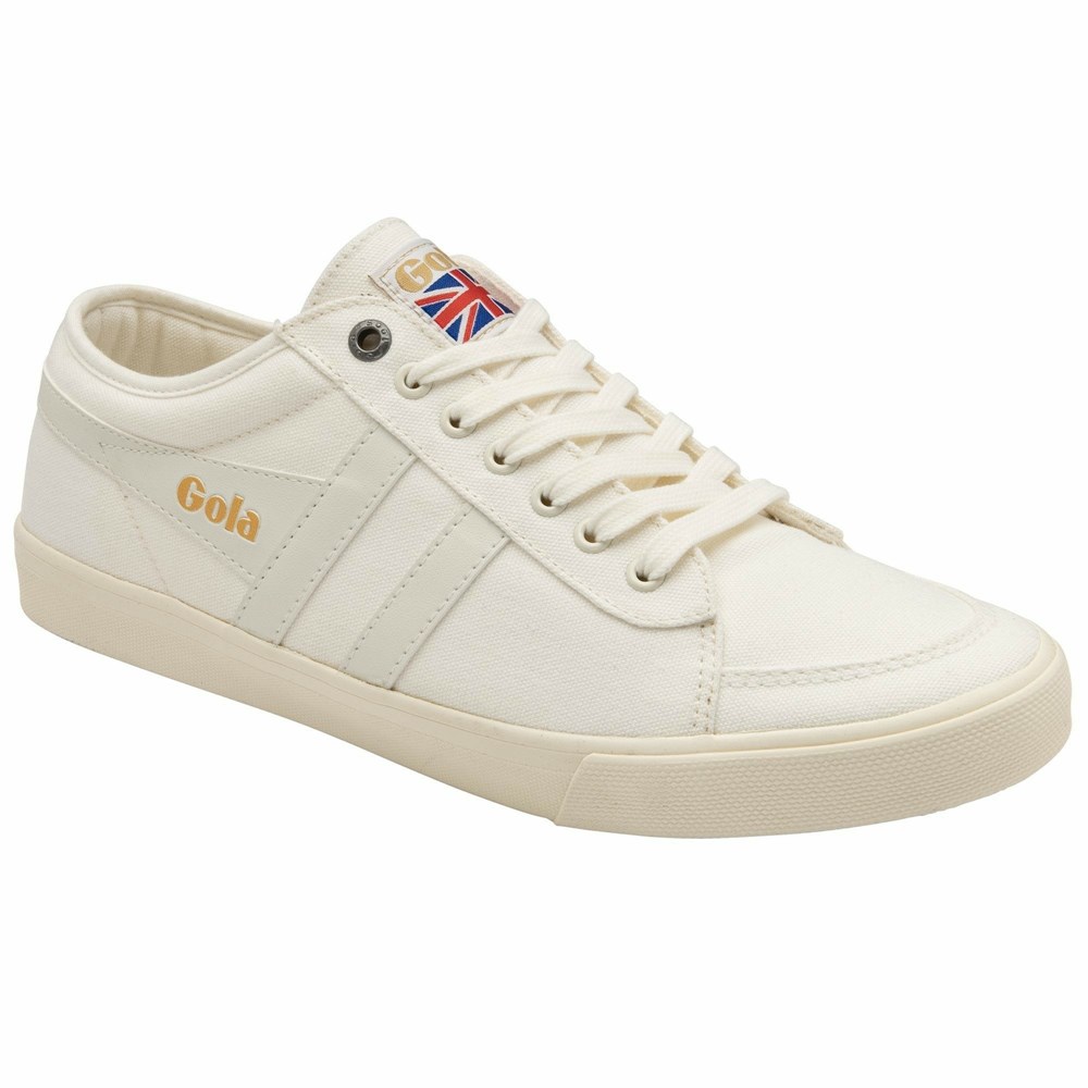 Gola Vegan Classics Comet Plimsoll Men Sneakers White / White / White | MBSPZC753