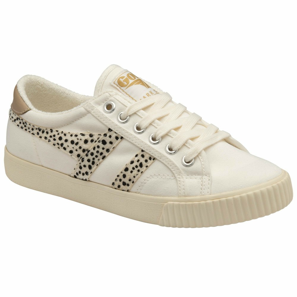 Gola Vegan Classics Tennis Mark Cox Safari Women Sneakers White / Beige | ELRKPI487