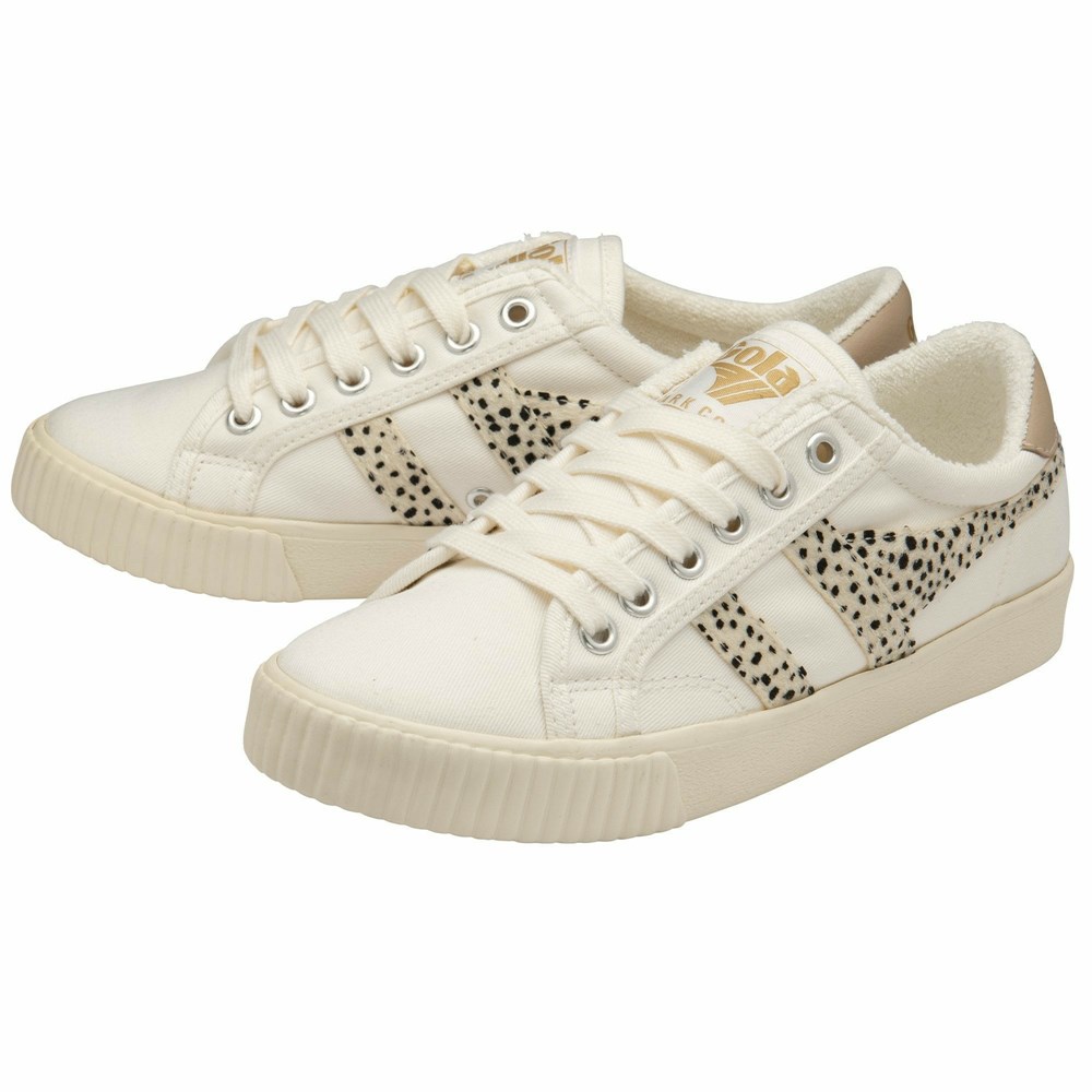 Gola Vegan Classics Tennis Mark Cox Safari Women Sneakers White / Beige | ELRKPI487