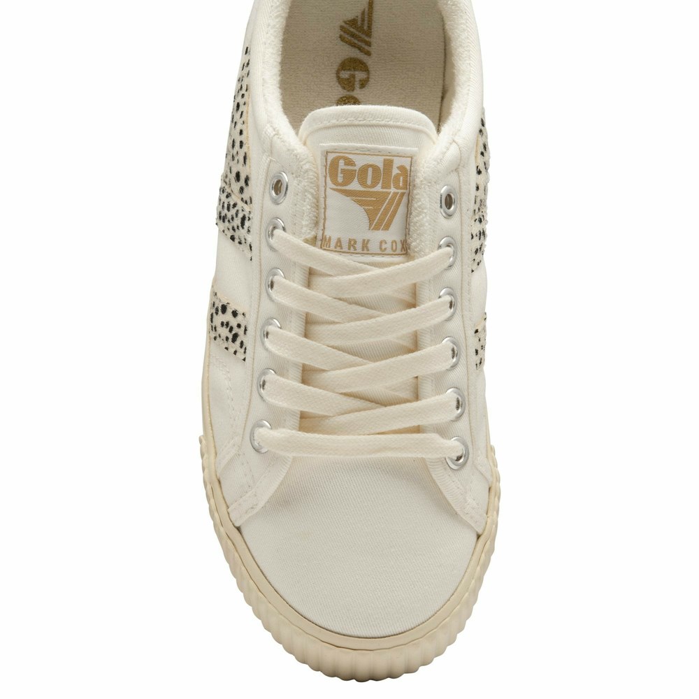 Gola Vegan Classics Tennis Mark Cox Safari Women Sneakers White / Beige | ELRKPI487