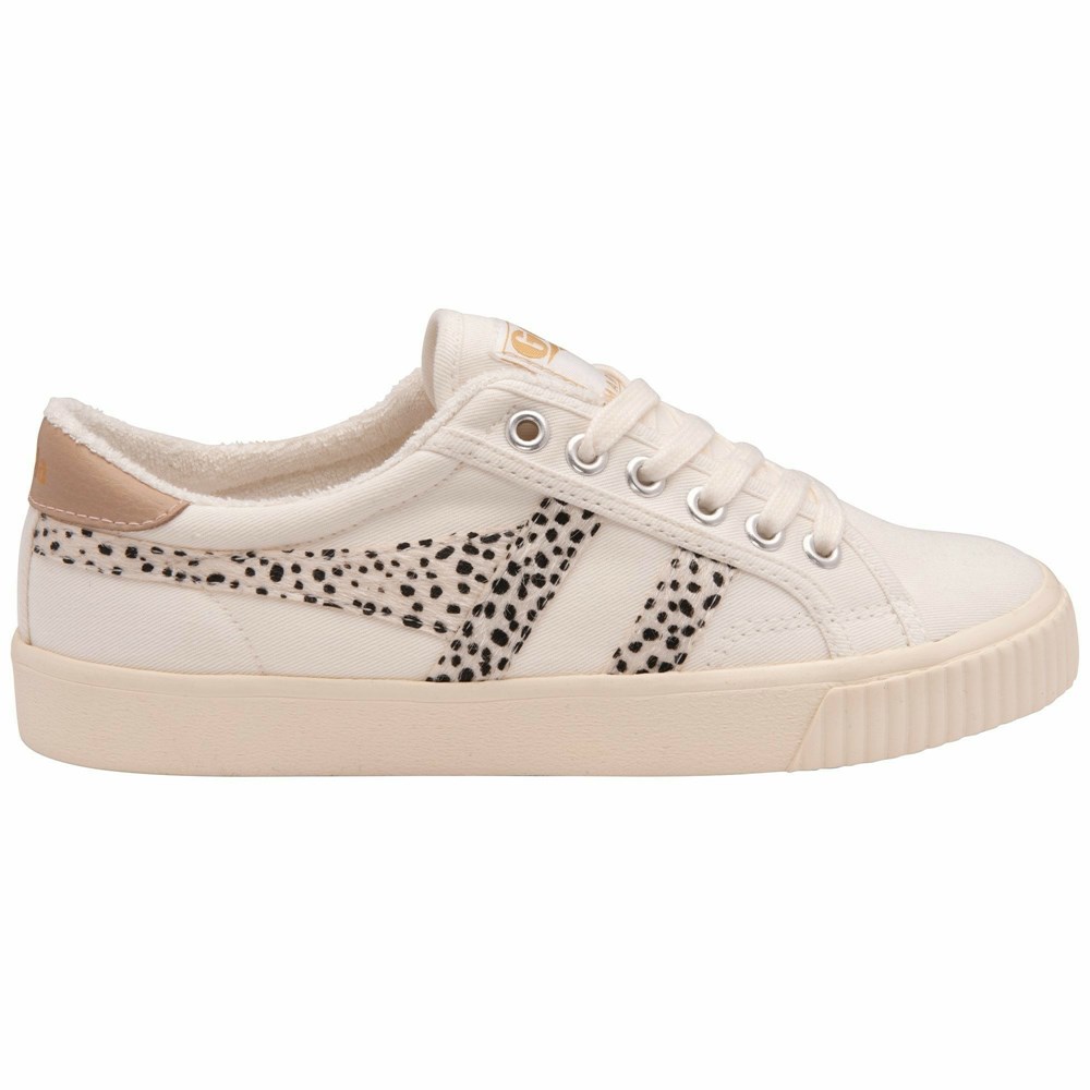 Gola Vegan Classics Tennis Mark Cox Safari Women Sneakers White / Beige | ELRKPI487