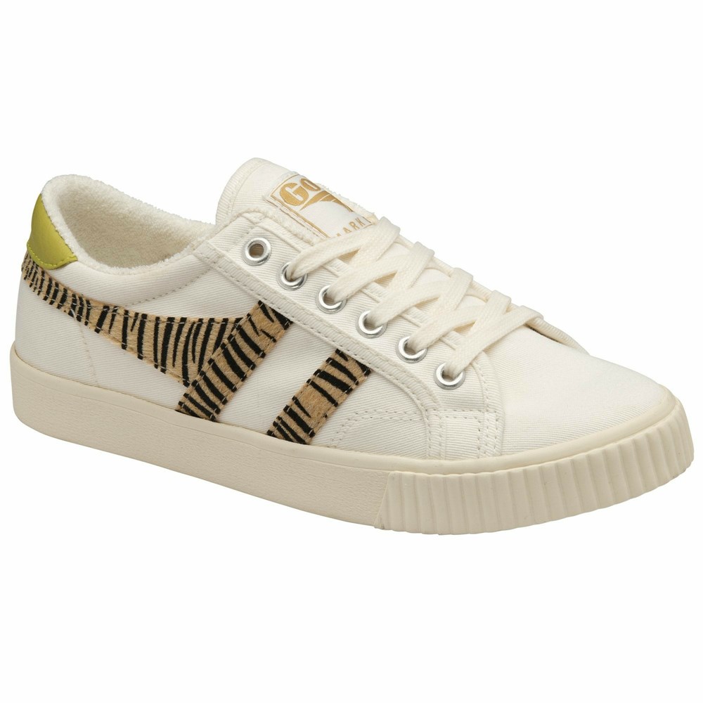 Gola Vegan Classics Tennis Mark Cox Safari Women Sneakers White | BJCKFI543