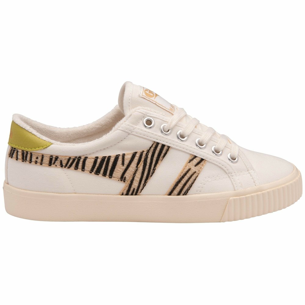 Gola Vegan Classics Tennis Mark Cox Safari Women Sneakers White | BJCKFI543