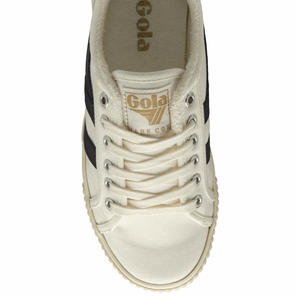 Gola Vegan Classics Tennis Mark Cox Women Sneakers White / Navy | DOBHVY756