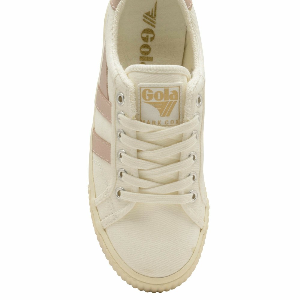 Gola Vegan Classics Tennis Mark Cox Women Sneakers White | JRYHNP802