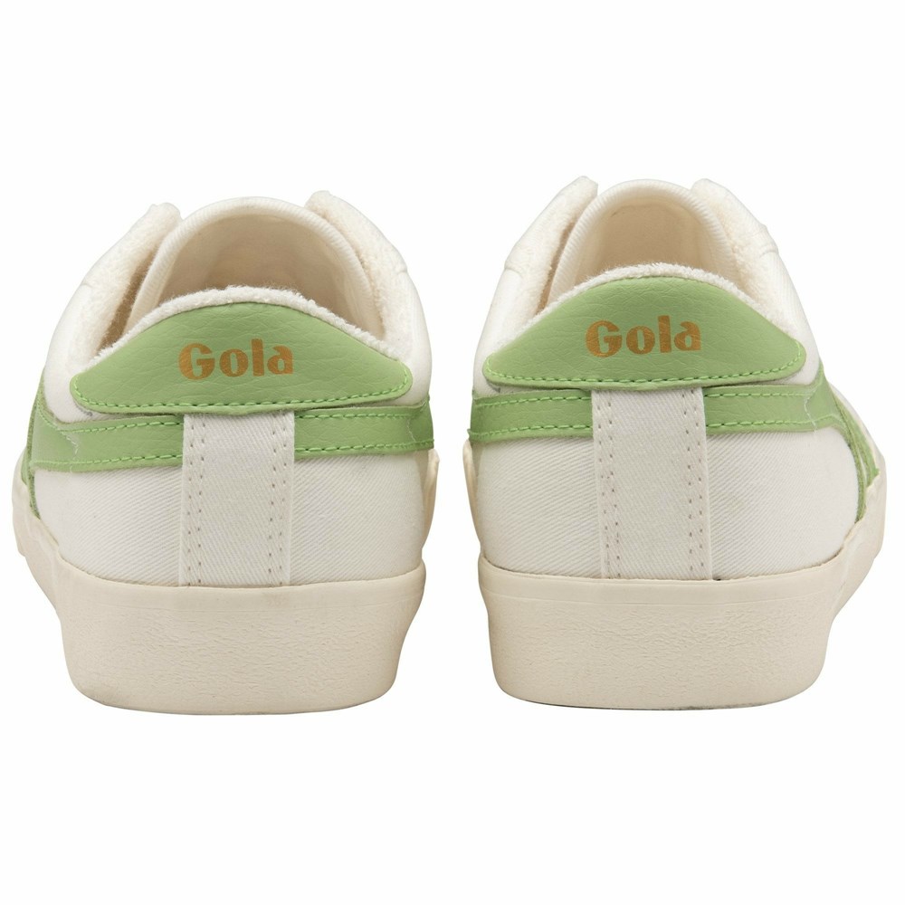 Gola Vegan Classics Tennis Mark Cox Women Sneakers White / Green | NTKGWL563