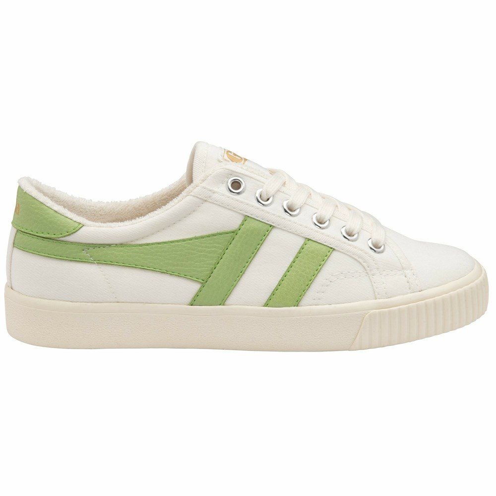 Gola Vegan Classics Tennis Mark Cox Women Sneakers White / Green | NTKGWL563