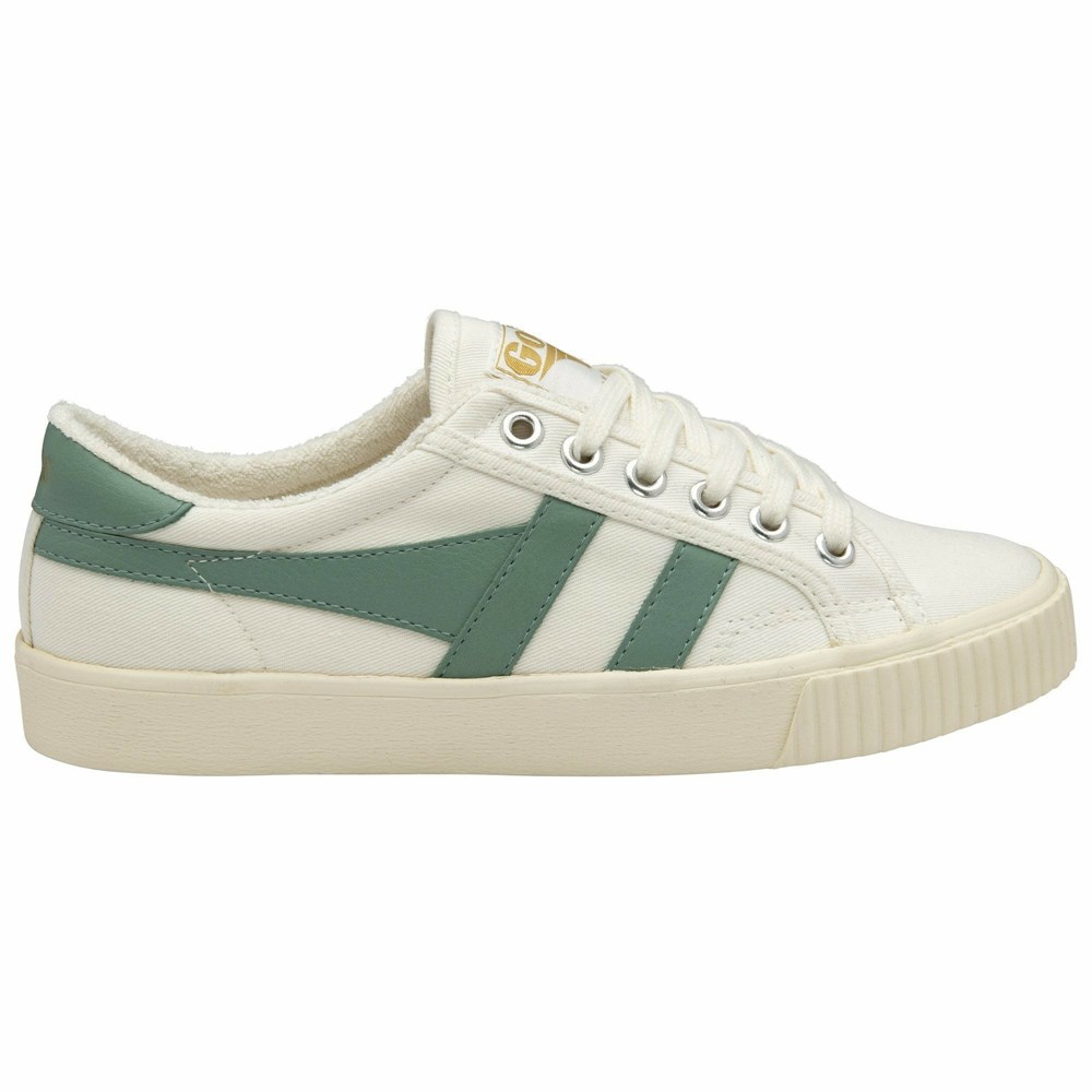 Gola Vegan Classics Tennis Mark Cox Women Sneakers White / Green White | XUKILT894