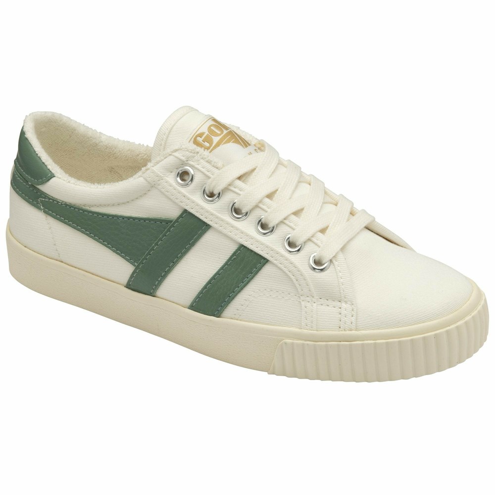 Gola Vegan Classics Tennis Mark Cox Women Sneakers White / Green White | XUKILT894