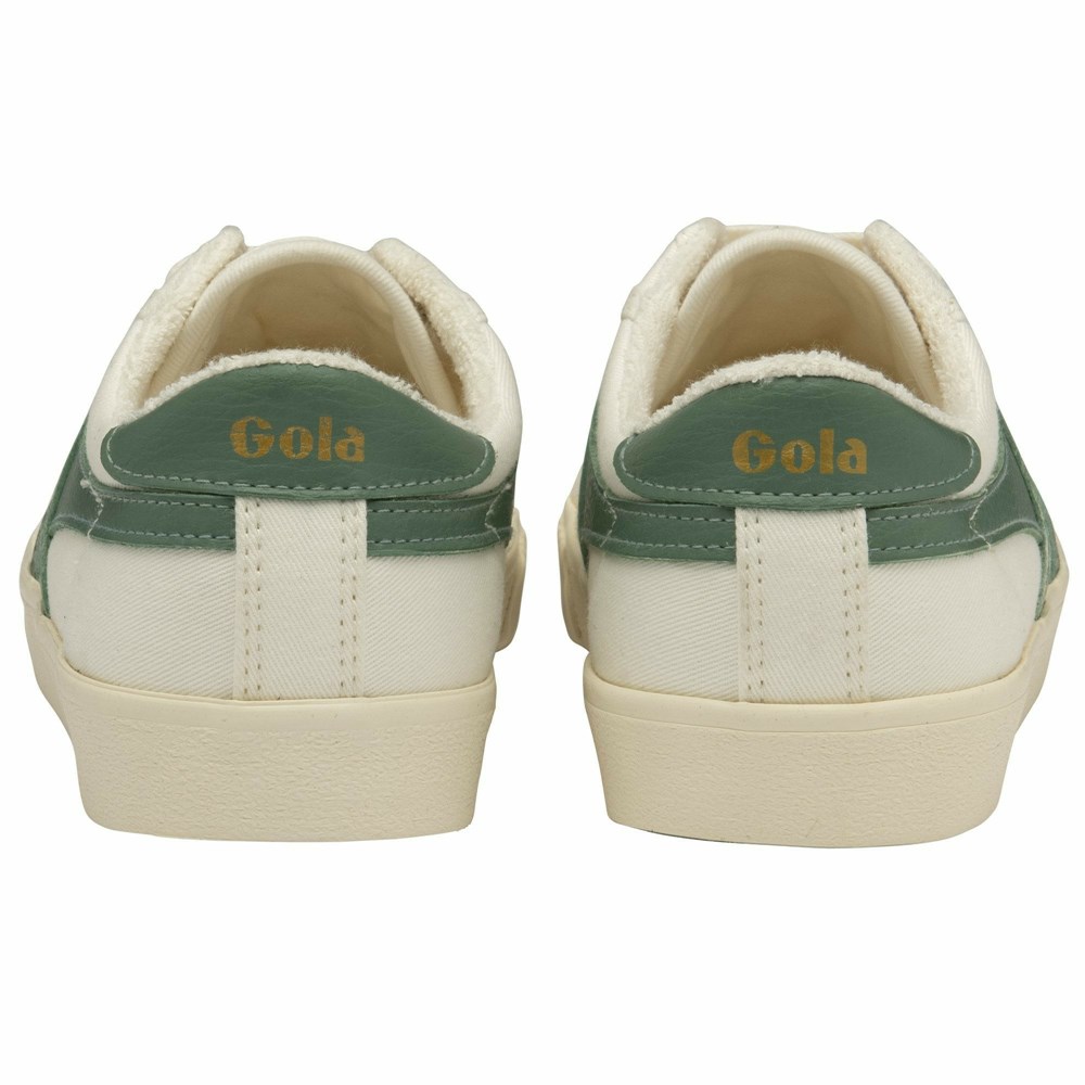 Gola Vegan Classics Tennis Mark Cox Women Sneakers White / Green White | XUKILT894