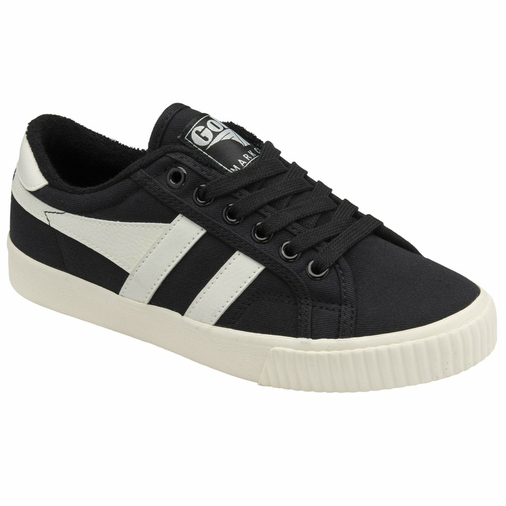 Gola Vegan Classics Tennis Mark Cox Women Sneakers Black / White | AMNOPT820