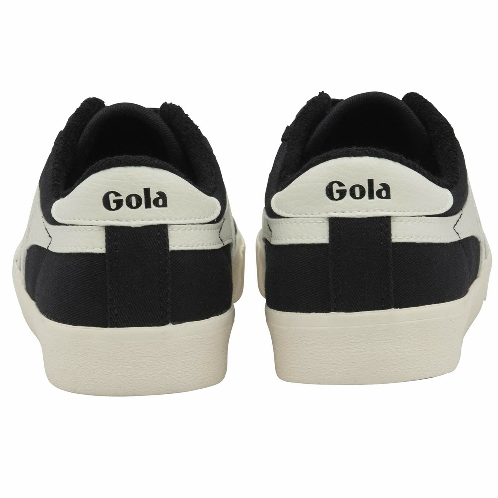 Gola Vegan Classics Tennis Mark Cox Women Sneakers Black / White | AMNOPT820