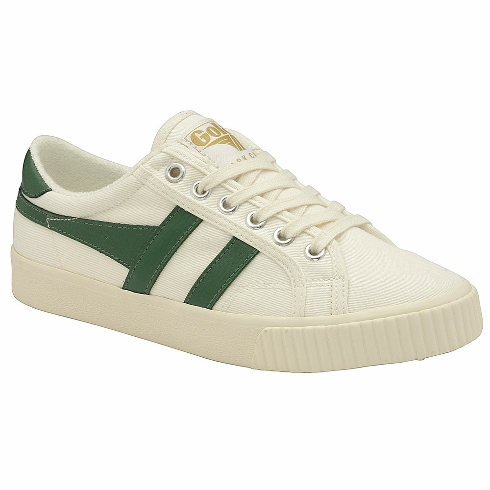 Gola Vegan Classics Tennis Mark Cox Women Sneakers White / Dark Green | LXMGOV817