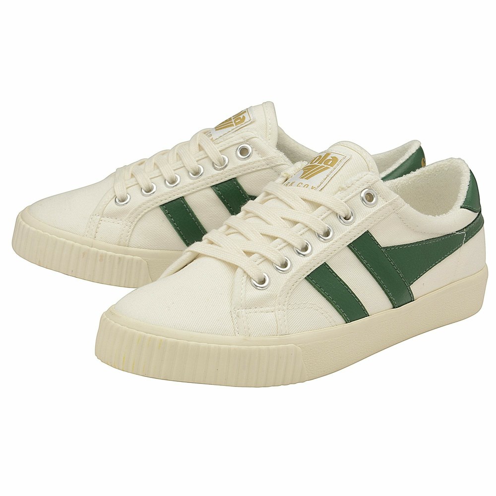 Gola Vegan Classics Tennis Mark Cox Women Sneakers White / Dark Green | LXMGOV817