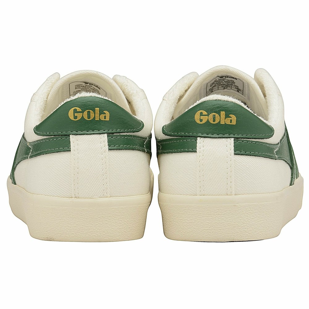 Gola Vegan Classics Tennis Mark Cox Women Sneakers White / Dark Green | LXMGOV817